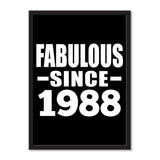 Fabulous Since 1988 - Portrait Frame Photo Tile