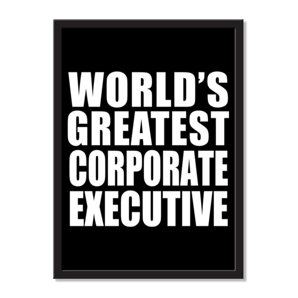 World's Greatest Corporate Executive - Portrait Frame Photo Tile