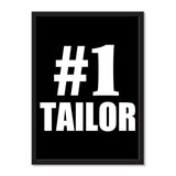 Number One #1 Tailor - Portrait Frame Photo Tile