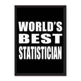 World's Best Statistician - Portrait Frame Photo Tile