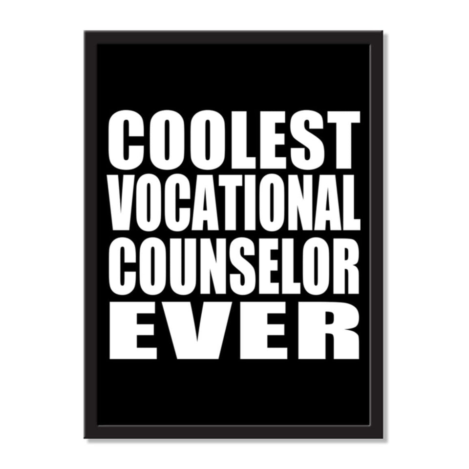 Coolest Vocational Counselor Ever - Portrait Frame Photo Tile
