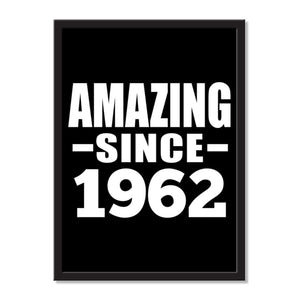 Amazing Since 1962 - Portrait Frame Photo Tile