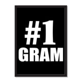 Number One #1 Gram - Portrait Frame Photo Tile
