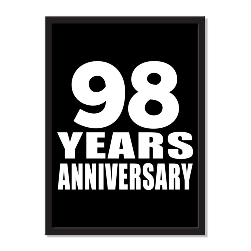 98 Years Anniversary - Portrait Frame Photo Tile