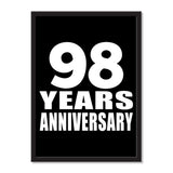 98 Years Anniversary - Portrait Frame Photo Tile