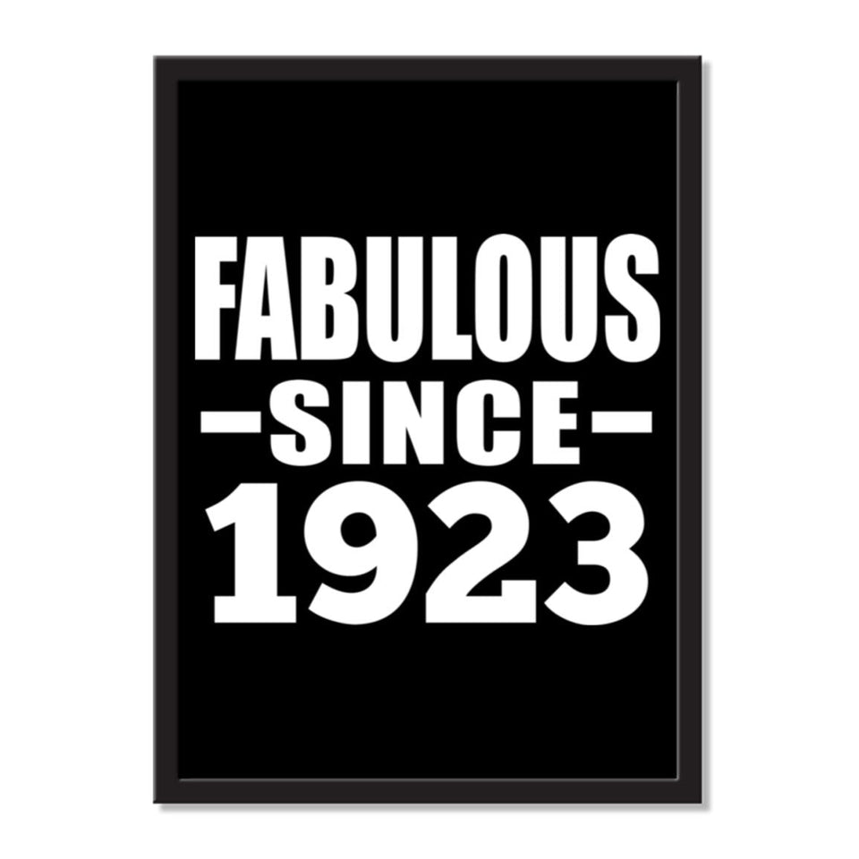 Fabulous Since 1923 - Portrait Frame Photo Tile