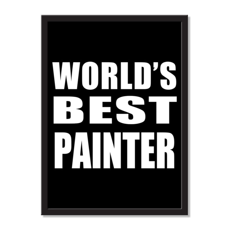 World's Best Painter - Portrait Frame Photo Tile