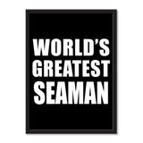 World's Greatest Seaman - Portrait Frame Photo Tile