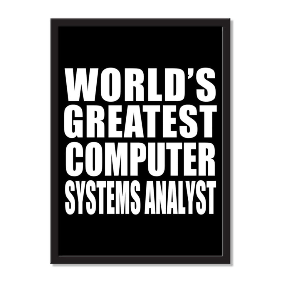 World's Greatest Computer Systems Analyst - Portrait Frame Photo Tile