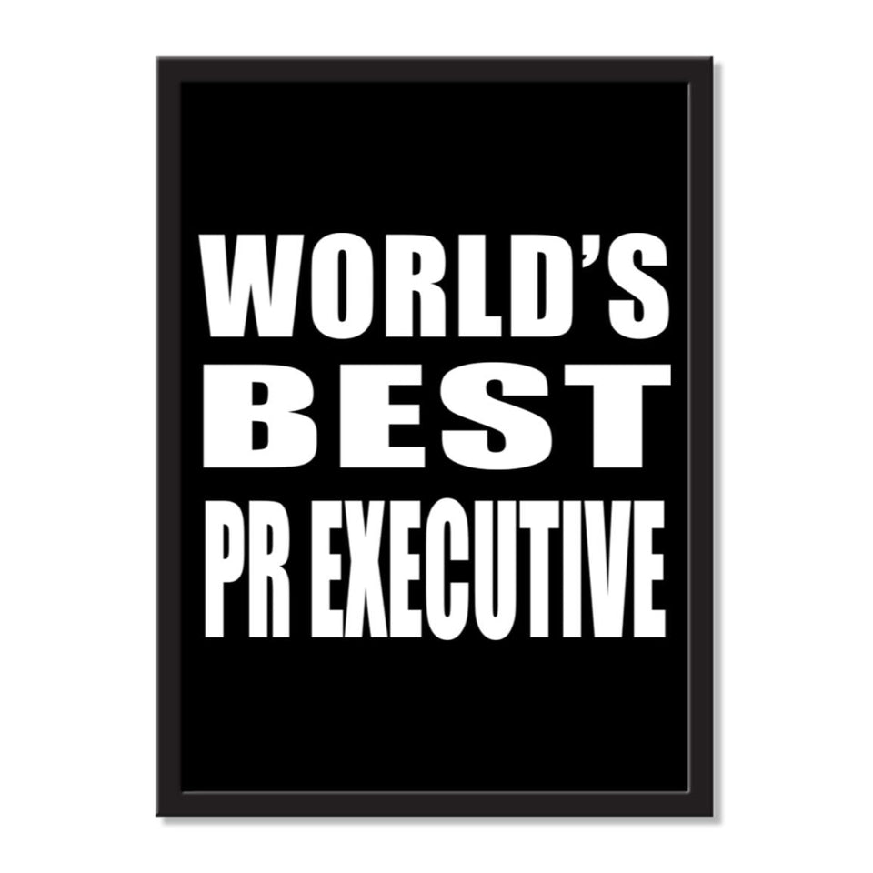 World's Best Pr Executive - Portrait Frame Photo Tile