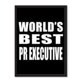 World's Best Pr Executive - Portrait Frame Photo Tile