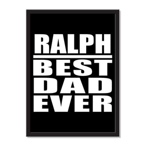 Ralph Best Dad Ever - Portrait Frame Photo Tile