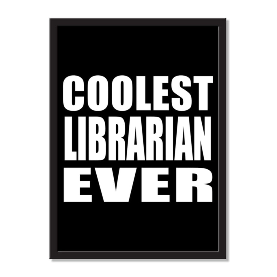 Coolest Librarian Ever - Portrait Frame Photo Tile