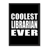 Coolest Librarian Ever - Portrait Frame Photo Tile