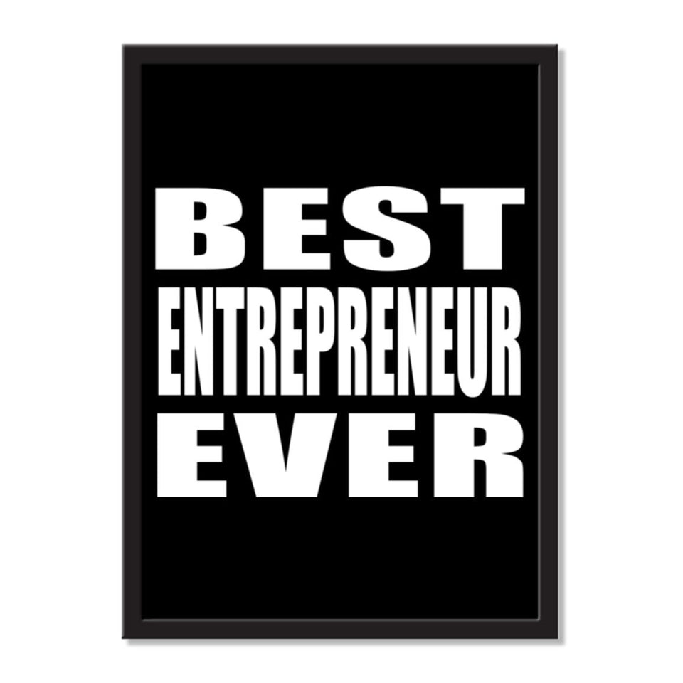 Best Entrepreneur Ever - Portrait Frame Photo Tile