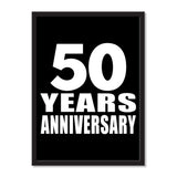 50 Years Anniversary - Portrait Frame Photo Tile