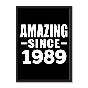 Amazing Since 1989 - Portrait Frame Photo Tile