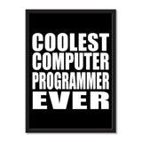 Coolest Computer Programmer Ever - Portrait Frame Photo Tile