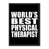 World's Best Physical Therapist - Portrait Frame Photo Tile