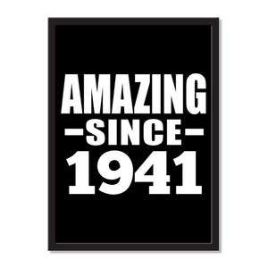 Amazing Since 1941 - Portrait Frame Photo Tile