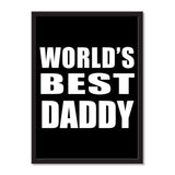 World's Best Daddy - Portrait Frame Photo Tile