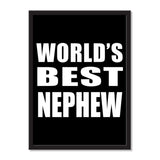 World's Best Nephew - Portrait Frame Photo Tile