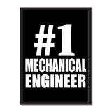 Number One #1 Mechanical Engineer - Portrait Frame Photo Tile