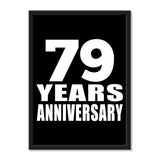 79 Years Anniversary - Portrait Frame Photo Tile