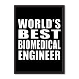 World's Best Biomedical Engineer - Portrait Frame Photo Tile
