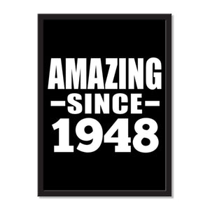 Amazing Since 1948 - Portrait Frame Photo Tile