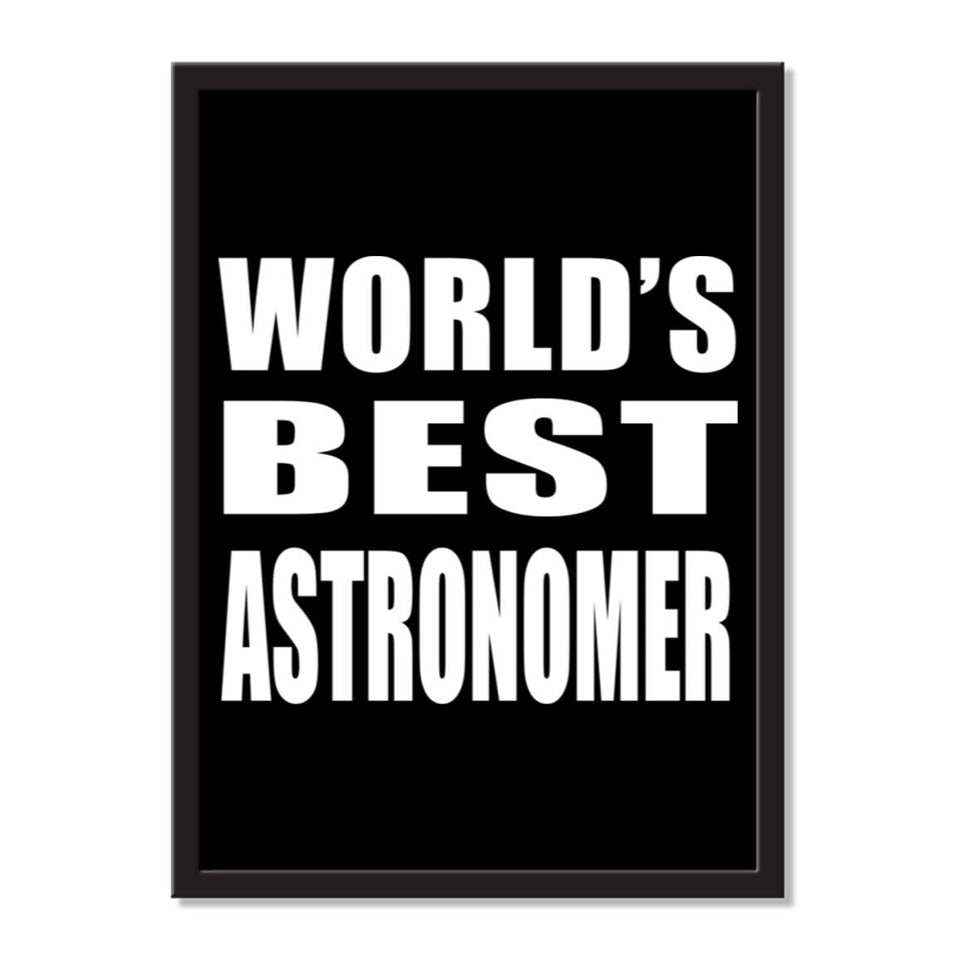World's Best Astronomer - Portrait Frame Photo Tile