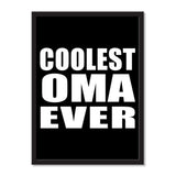 Coolest Oma Ever - Portrait Frame Photo Tile