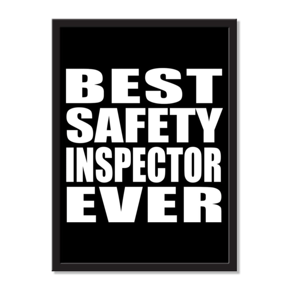 Best Safety Inspector Ever - Portrait Frame Photo Tile