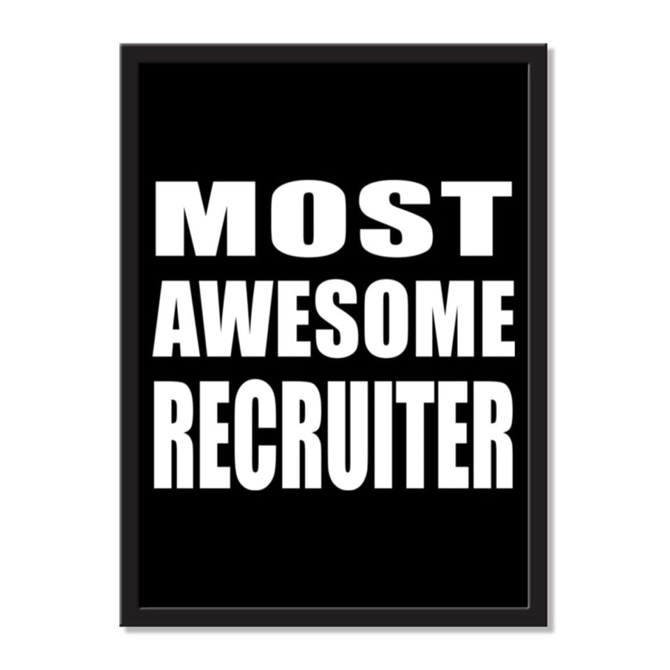 Most Awesome Recruiter - Portrait Frame Photo Tile