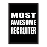 Most Awesome Recruiter - Portrait Frame Photo Tile