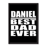 Daniel Best Dad Ever - Portrait Frame Photo Tile