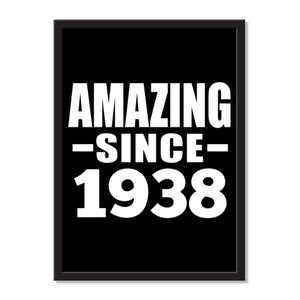 Amazing Since 1938 - Portrait Frame Photo Tile