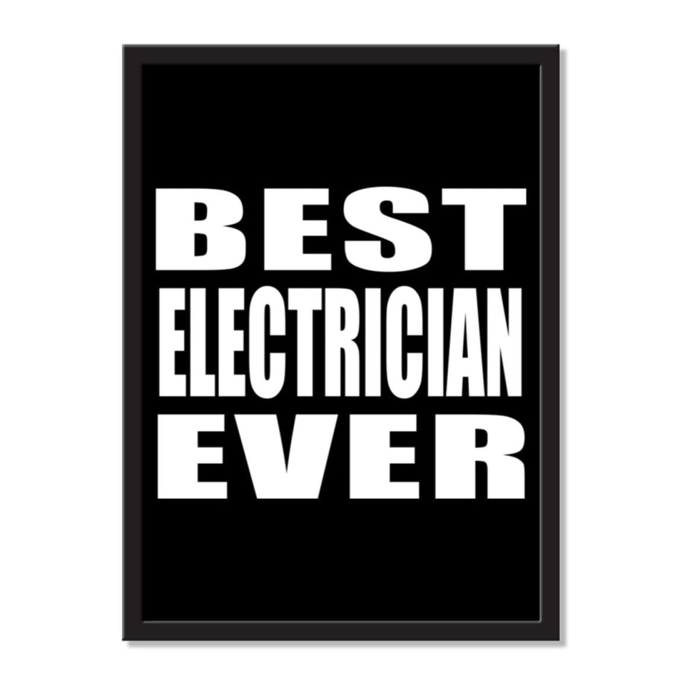 Best Electrician Ever - Portrait Frame Photo Tile
