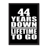 44 Years Down Lifetime To Go - Portrait Frame Photo Tile
