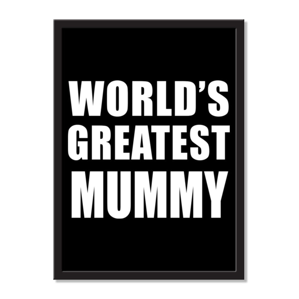 World's Greatest Mummy - Portrait Frame Photo Tile