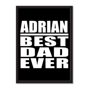 Adrian Best Dad Ever - Portrait Frame Photo Tile