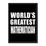 World's Greatest Mathematician - Portrait Frame Photo Tile