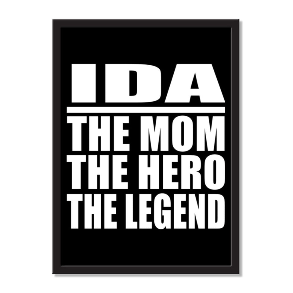 Ida The Mom The Hero The Legend - Portrait Frame Photo Tile
