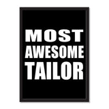 Most Awesome Tailor - Portrait Frame Photo Tile