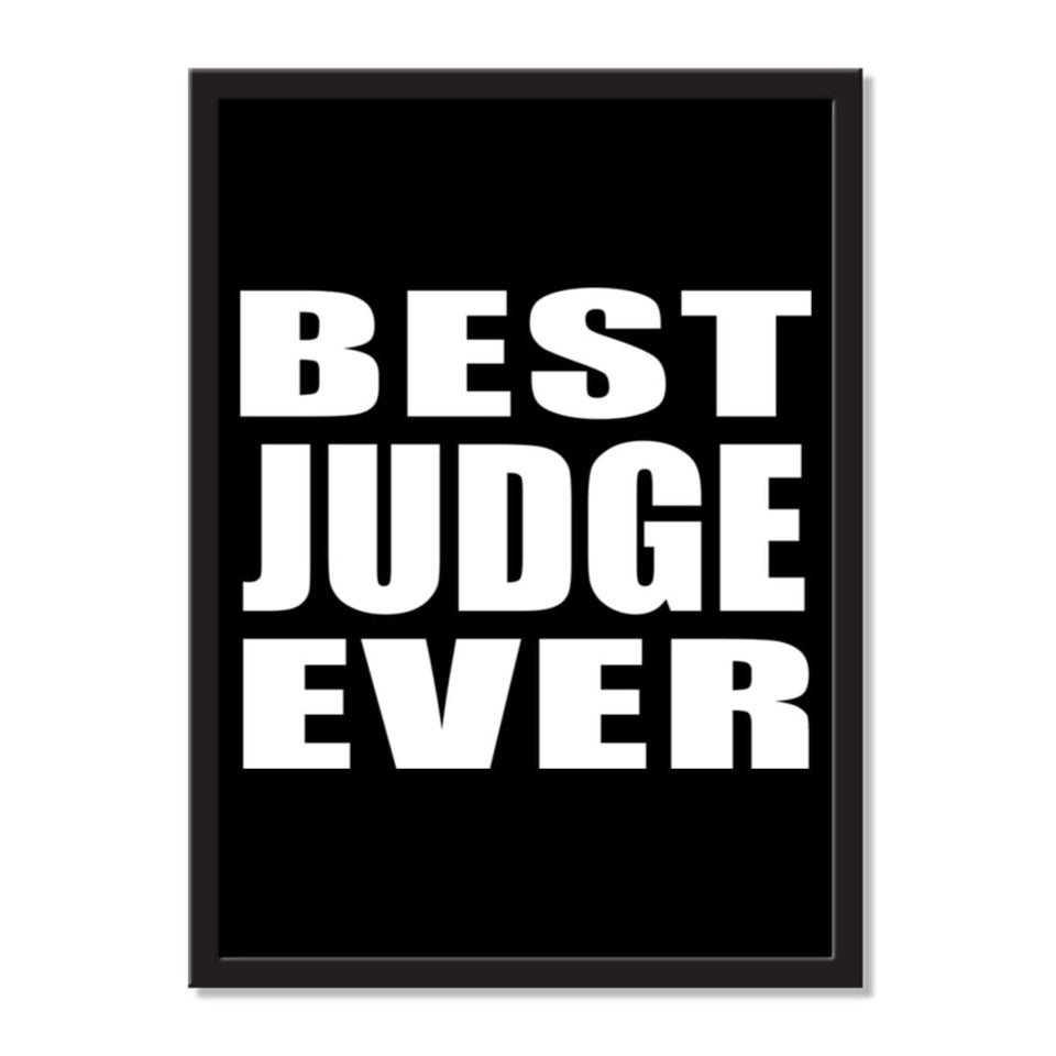 Best Judge Ever - Portrait Frame Photo Tile