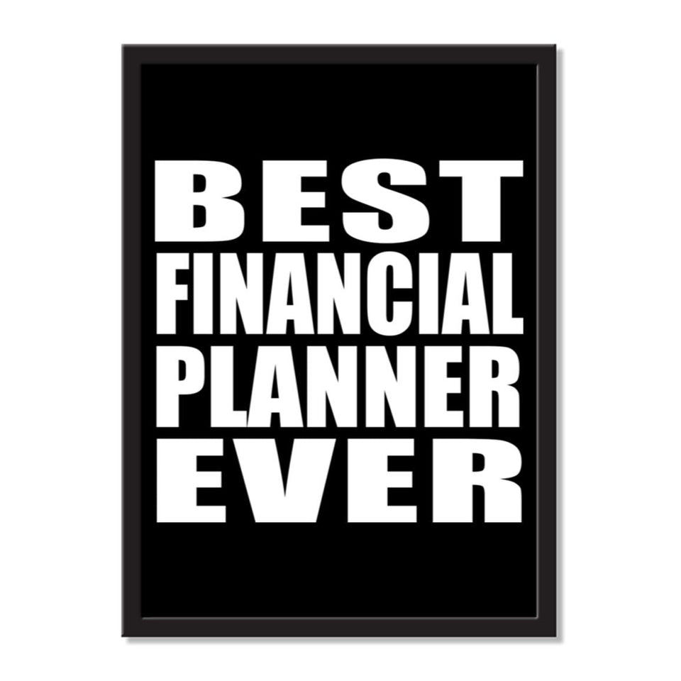 Best Financial Planner Ever - Portrait Frame Photo Tile