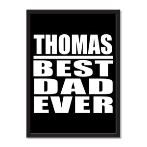 Thomas Best Dad Ever - Portrait Frame Photo Tile