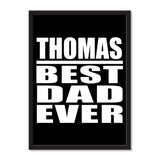Thomas Best Dad Ever - Portrait Frame Photo Tile