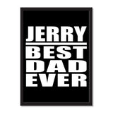 Jerry Best Dad Ever - Portrait Frame Photo Tile