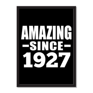 Amazing Since 1927 - Portrait Frame Photo Tile